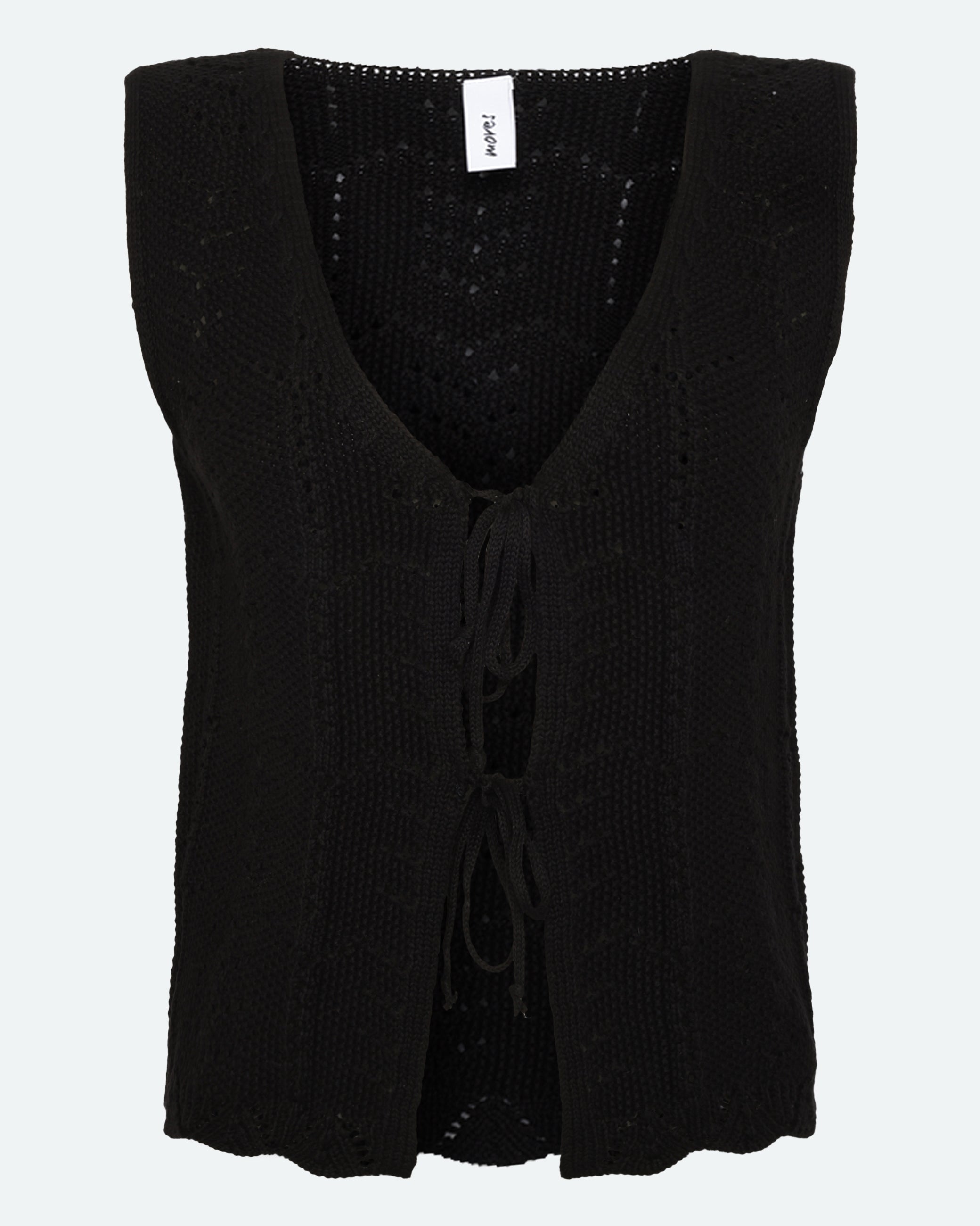 moves Daphne knit vest 4286 Gilet 999 Black