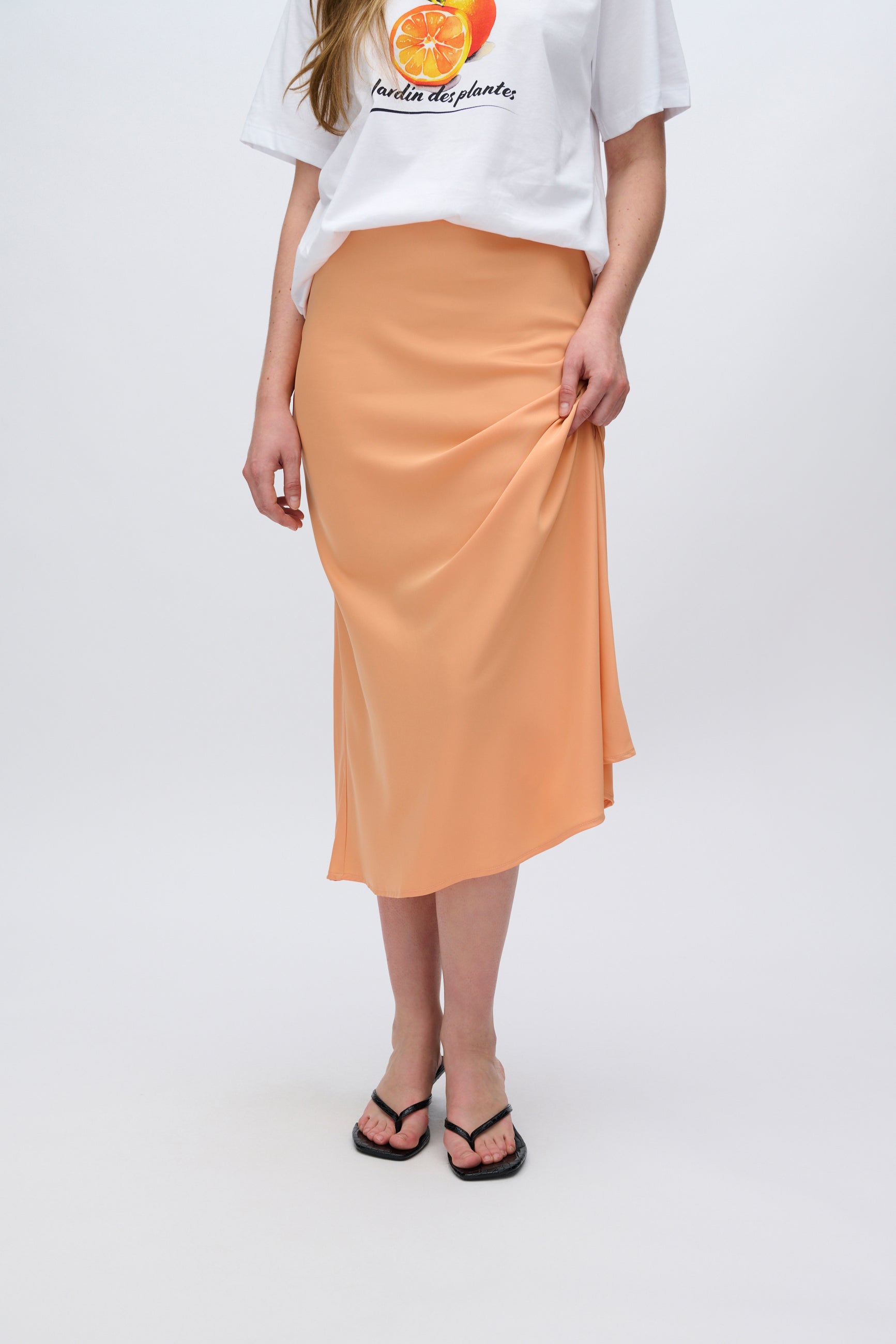 moves Gebry maxi skirt 3570 Maxi Skirt 1340 Cadmium Orange
