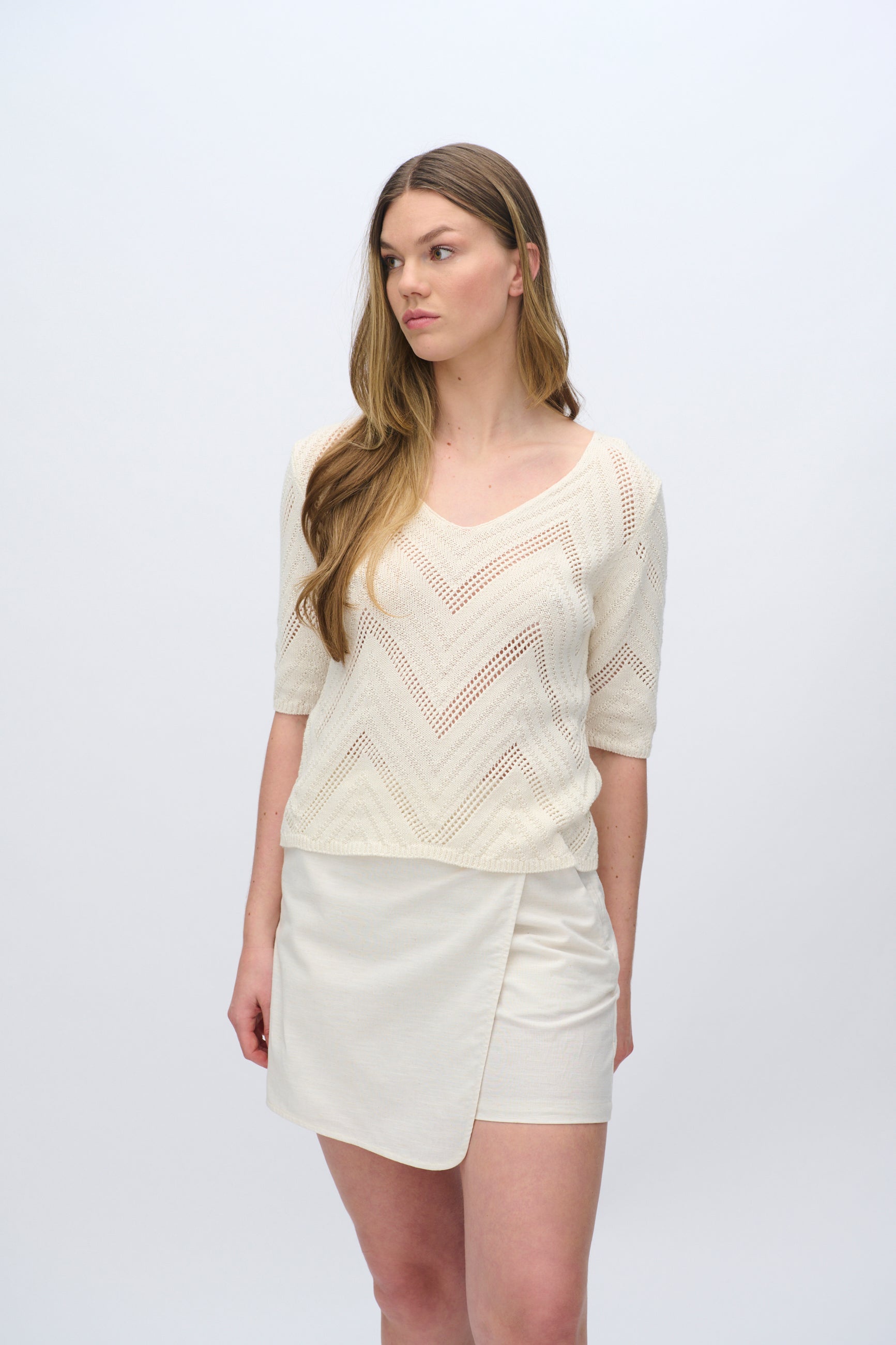 moves Kehlani short sleeved jumper 3575 Jumper 0905 Birch