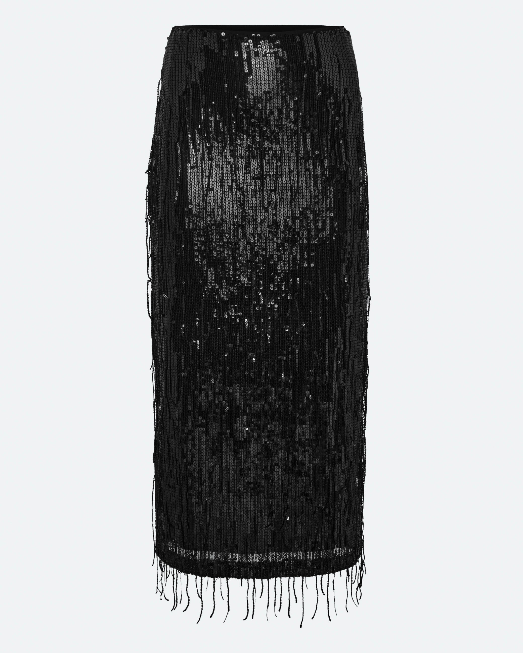 moves Lubinu skirt 4451 Midi Skirt 999 Black