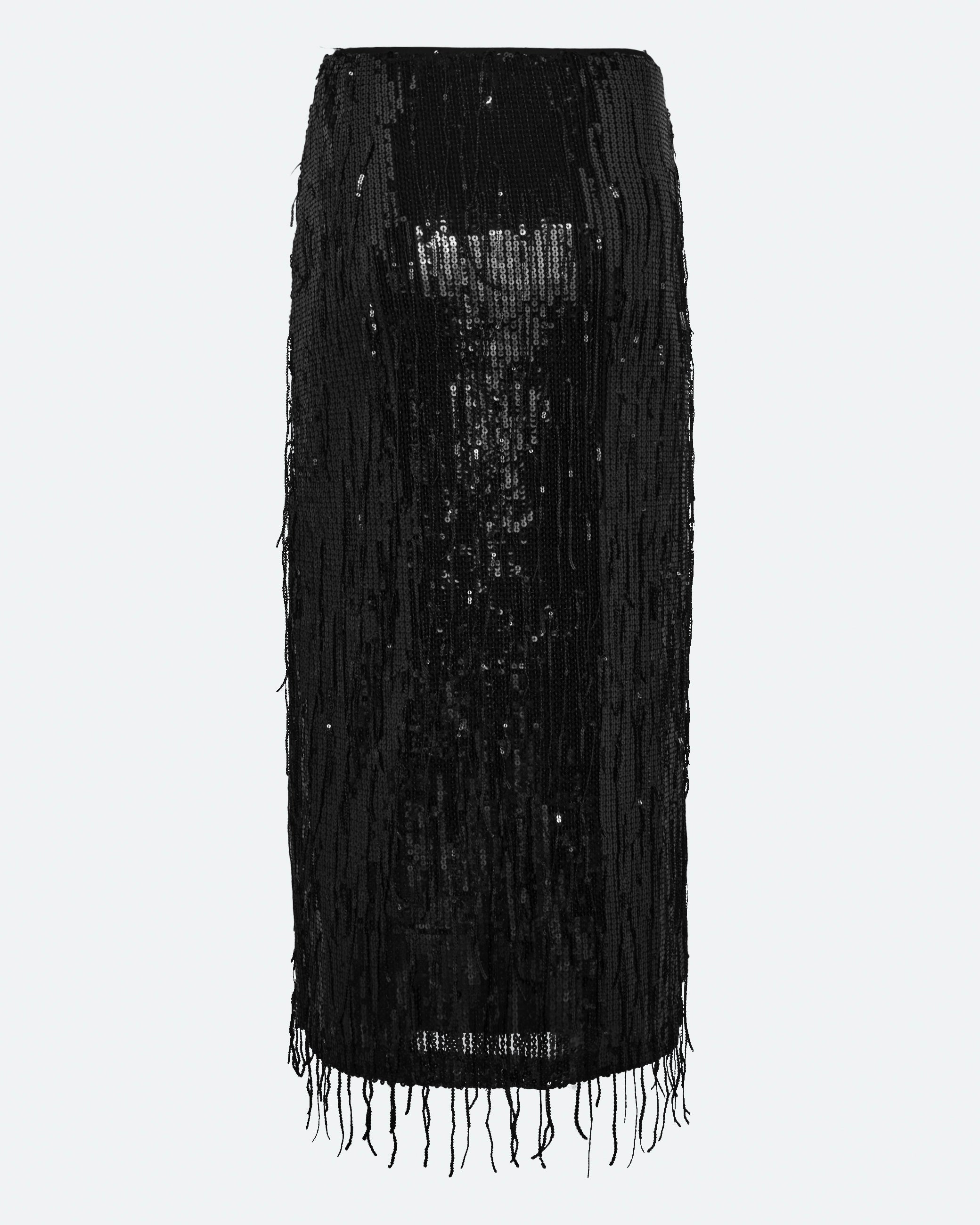 moves Lubinu skirt 4451 Midi Skirt 999 Black