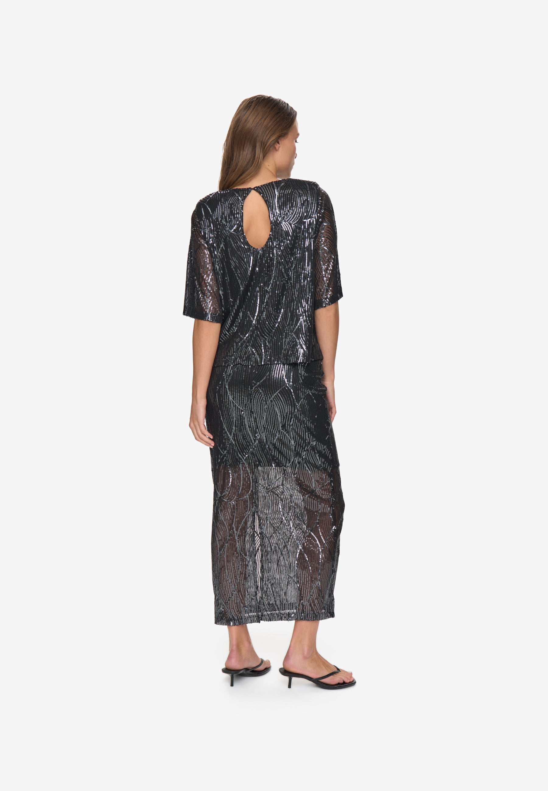 moves Mandi blouse 4522 Short Sleeved Blouse 999 Black