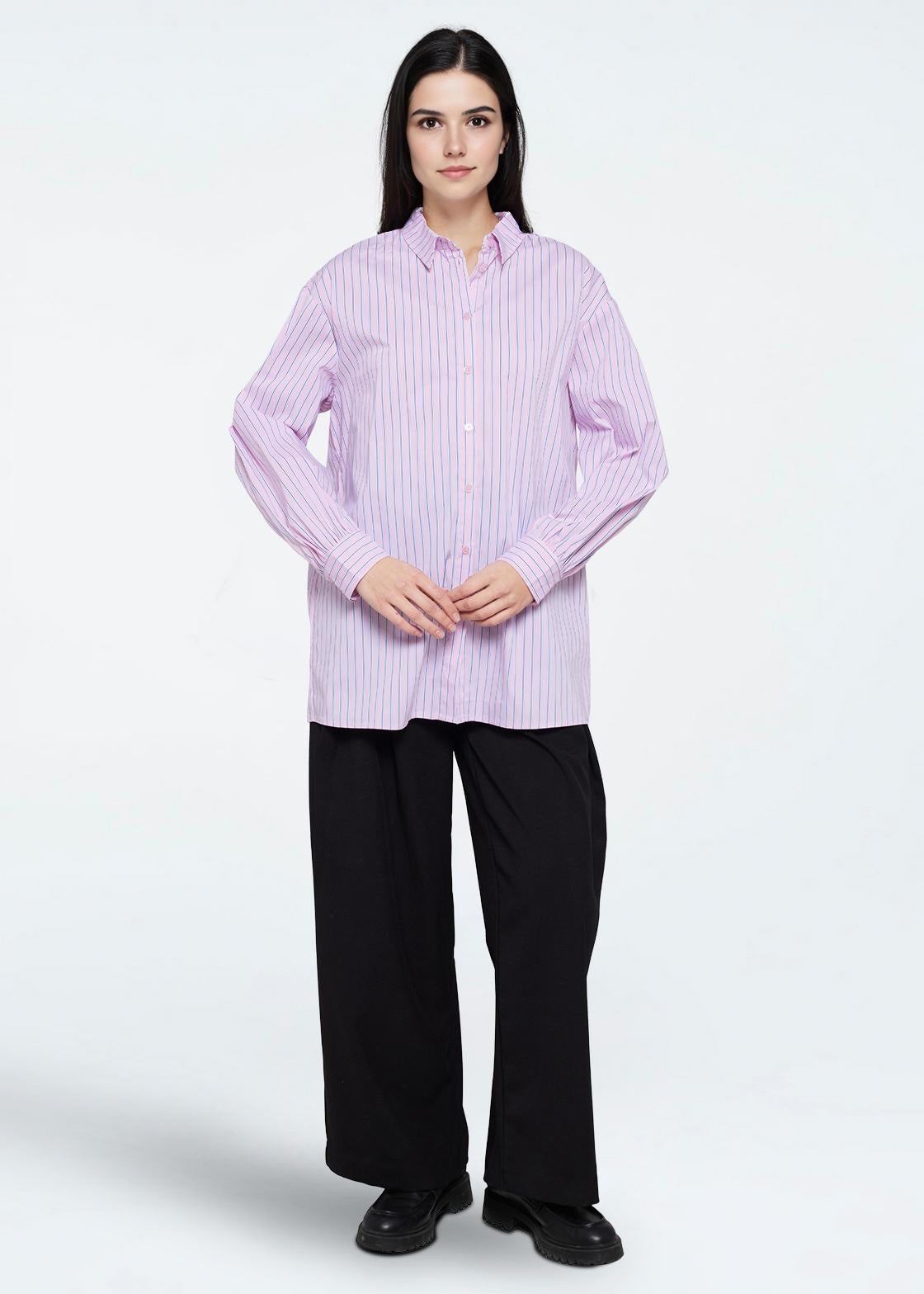 moves Nella shirt 4433 Long Sleeved Shirt 1507 Mauve Mist