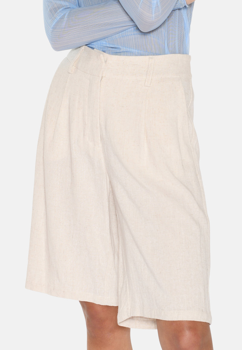 moves Adrina linen shorts 2744 Shorts 0108 Castle Wall