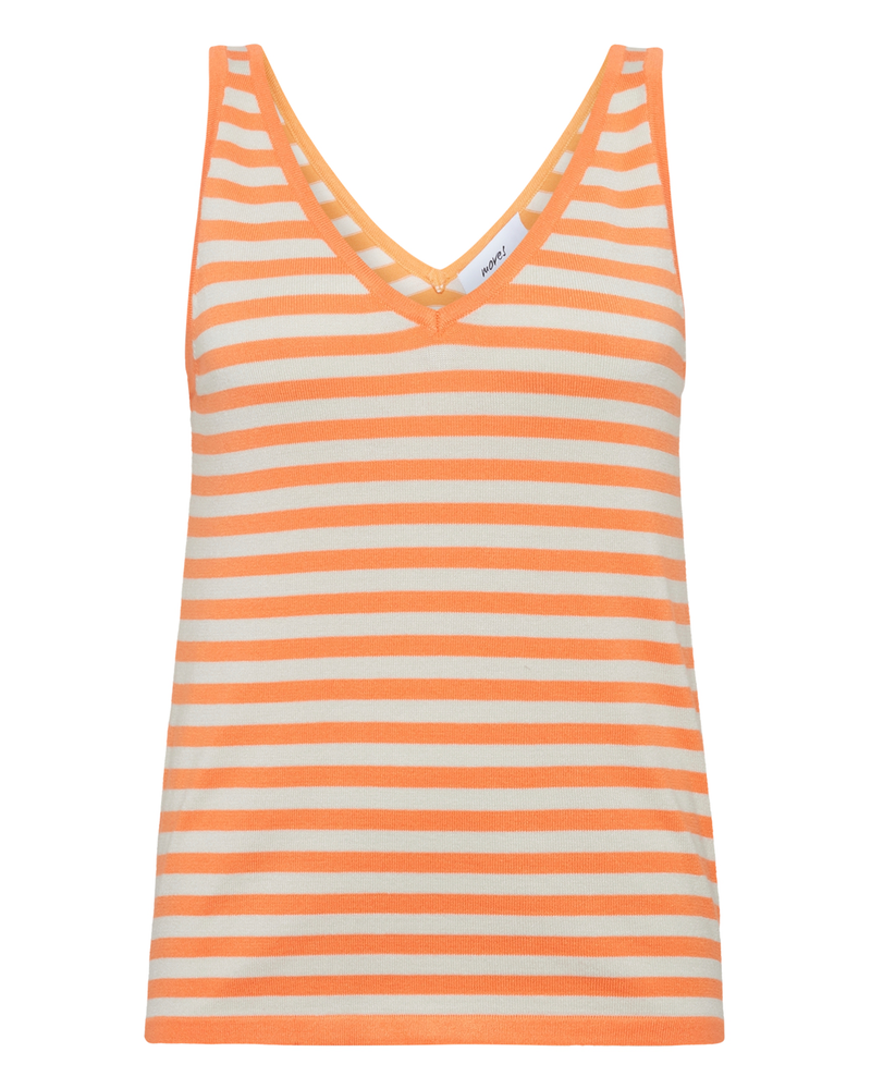 moves Alanna knit top 4350 Top 1340 Cadmium Orange