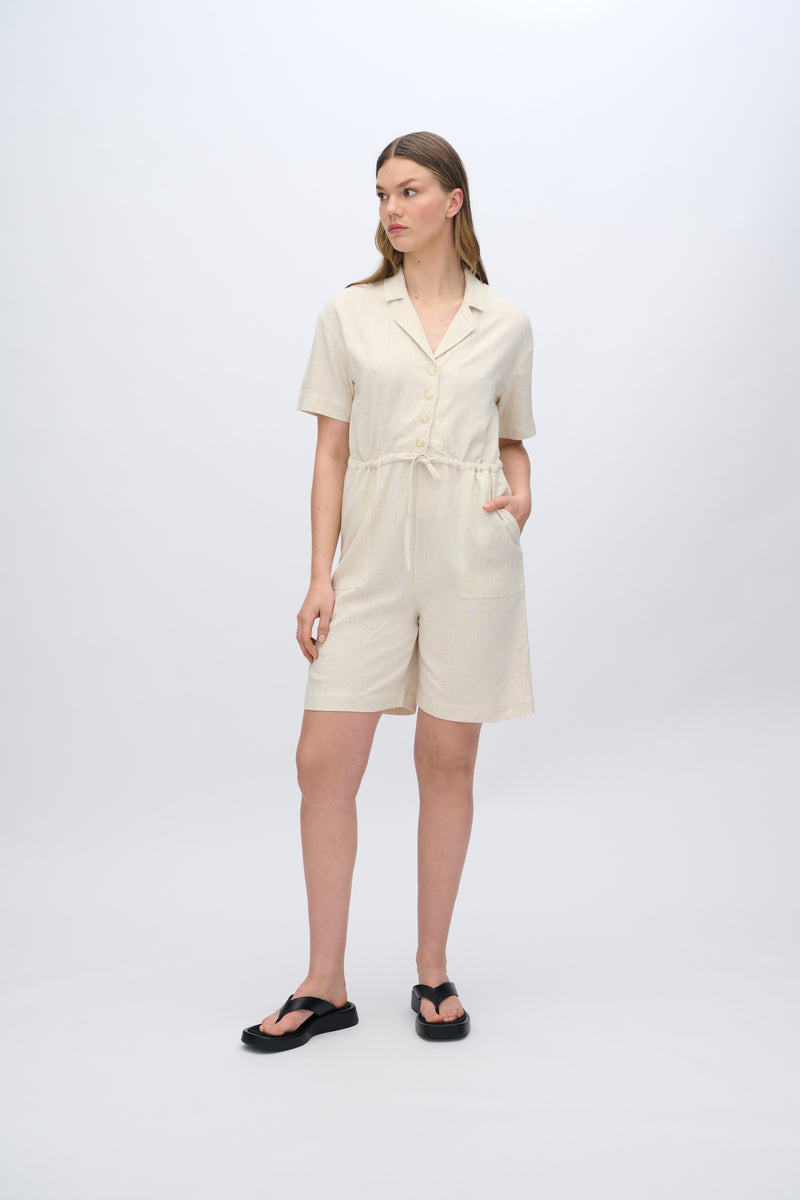 moves Averie linen blend jumpsuit 2744 Jumpsuit 0108 Castle Wall