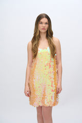 moves Balista sequin dress 4347 Short Dress 1340 Cadmium Orange