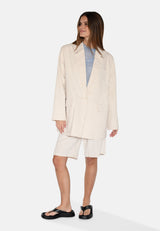 moves Daizy linen blazer 2744 Blazer 0108 Castle Wall