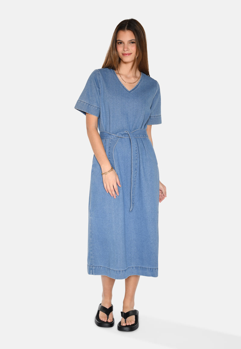 moves Dawn denim dress 4279 Midi Dress 1002 Medium Blue