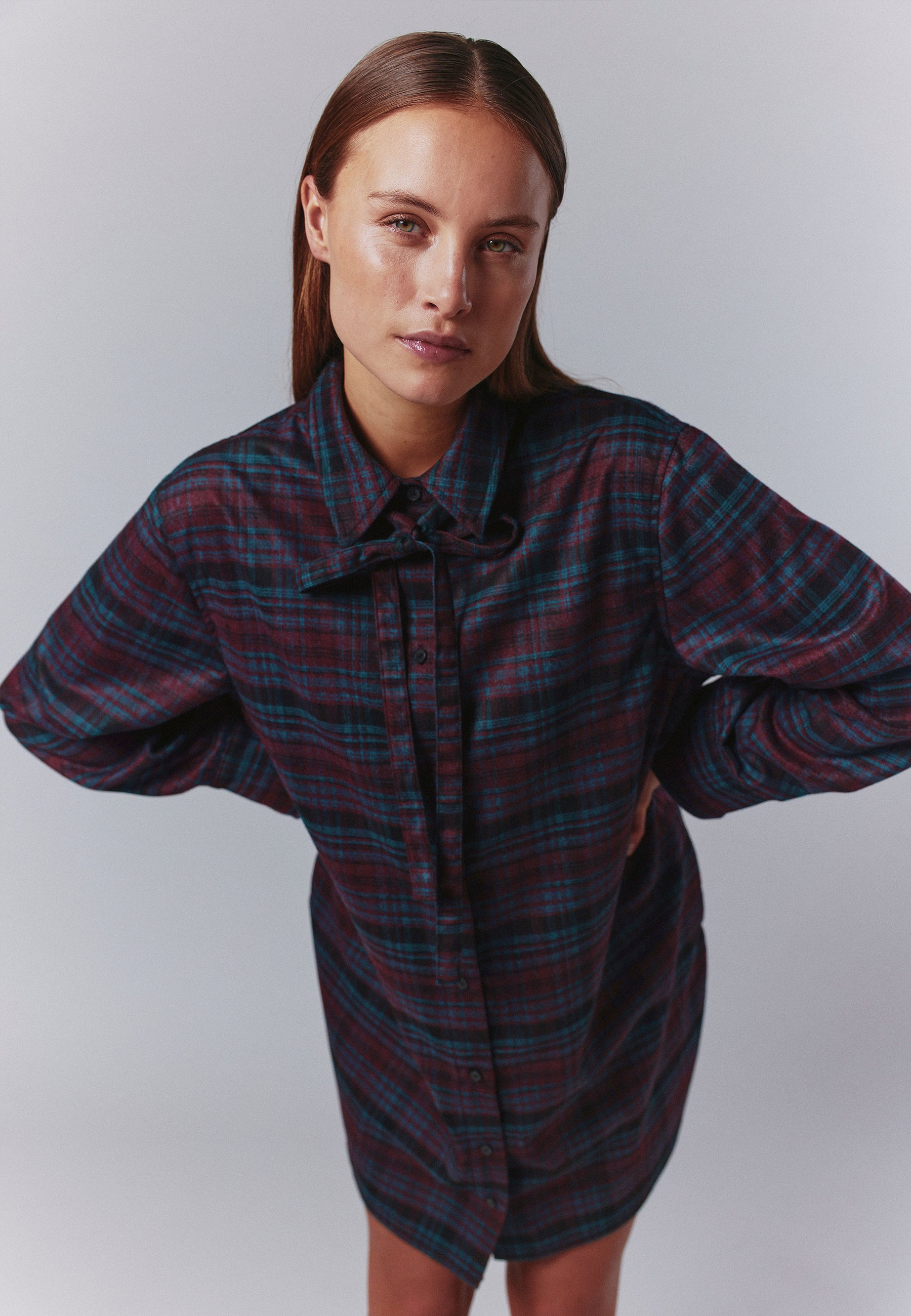 moves Emmaly shirt dress 4539 Short Dress 1917 fig