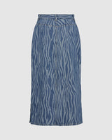 moves Guna 2980 Midi Skirt 1002 Medium Blue