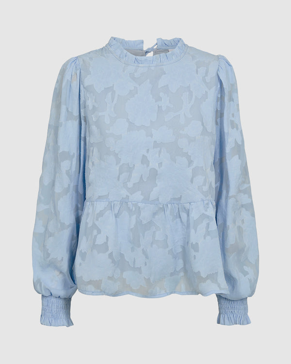 moves Kamill 2988 Long Sleeved Blouse 3920 Placid Blue