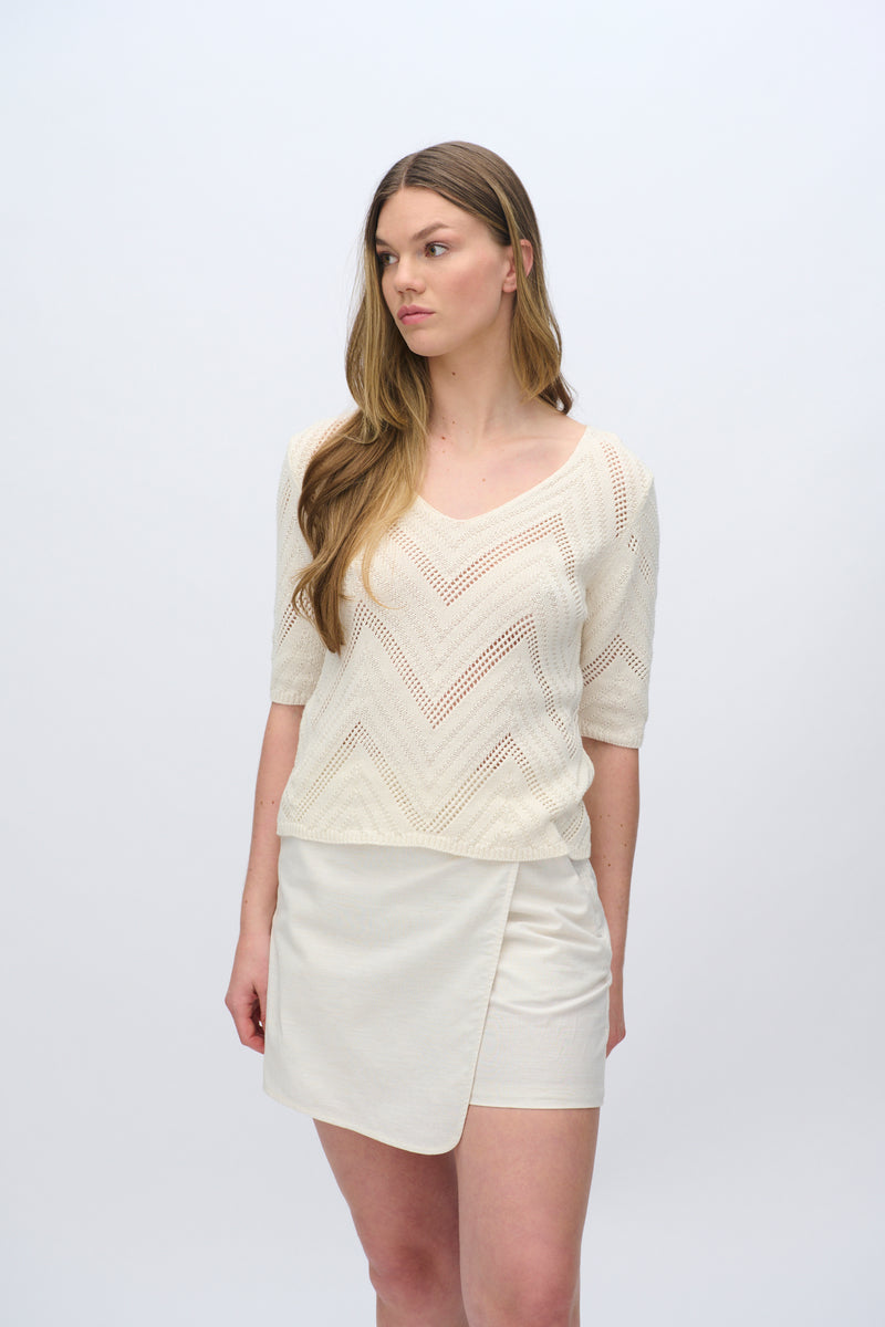 moves Kehlani short sleeved jumper 3575 Jumper 0905 Birch