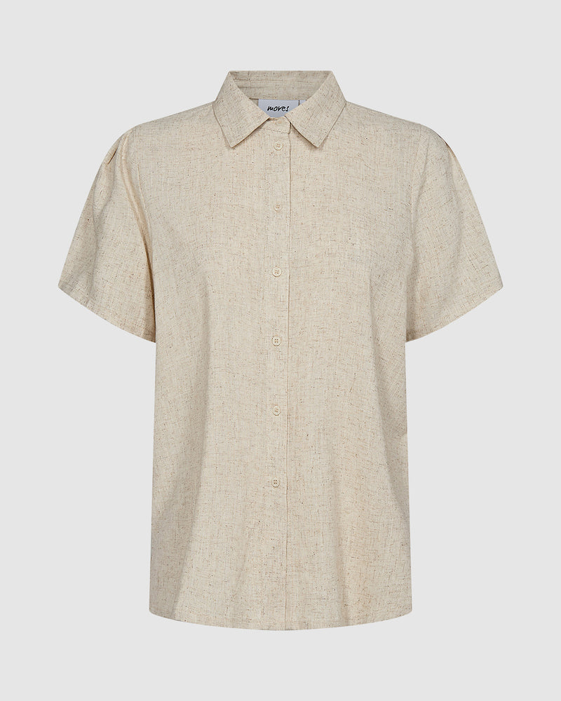 moves Koluna 2744 Short Sleeved Shirt 058 Warm Sand