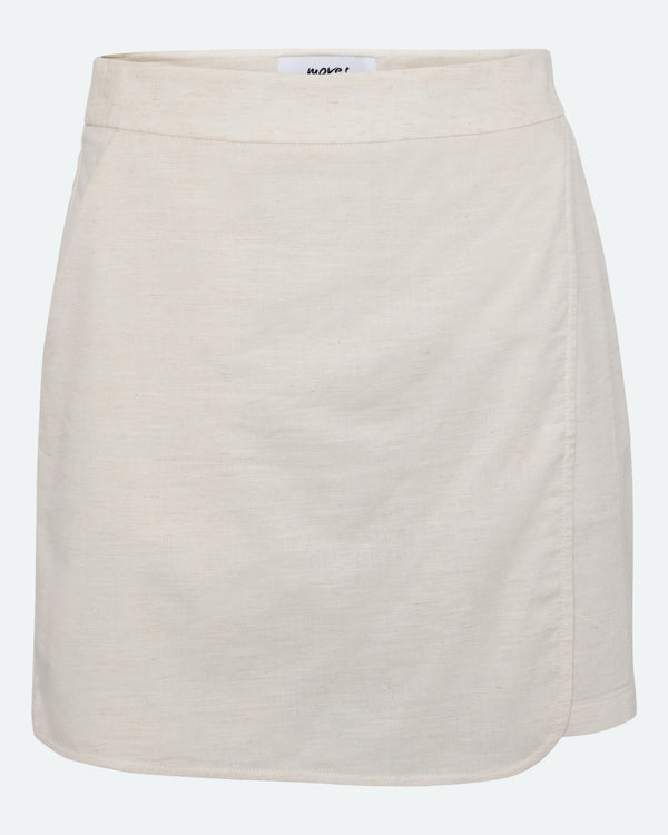 moves Lanelle skort in linen blend 4330 Shorts 0108 Castle Wall