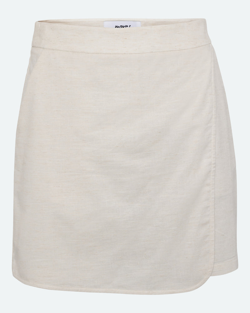 moves Lanelle skort in linen blend 4330 Shorts 0108 Castle Wall