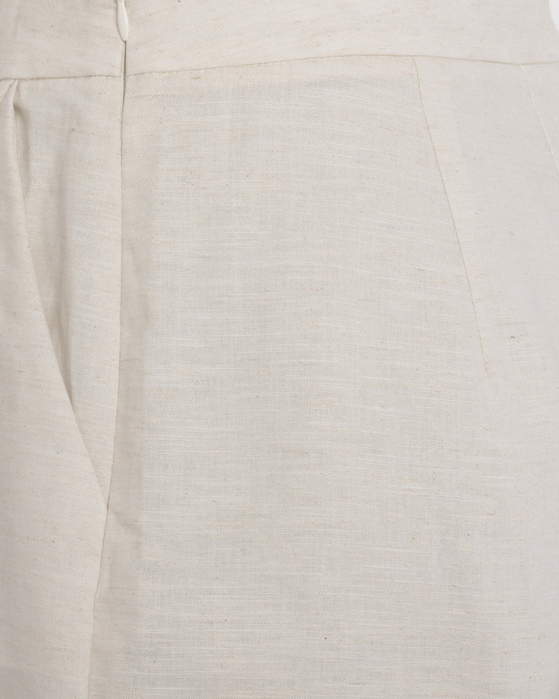 moves Lanelle skort in linen blend 4330 Shorts 0108 Castle Wall