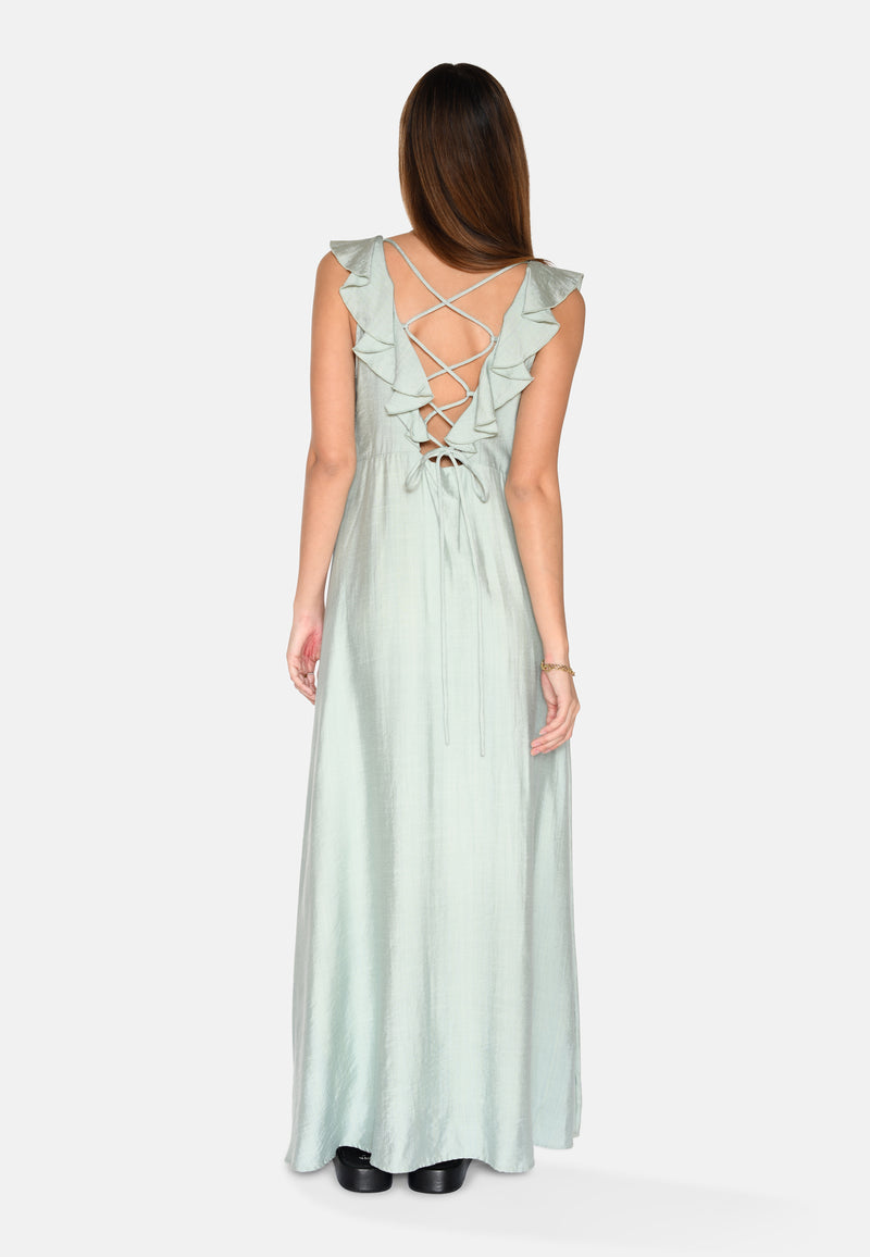 moves Leanna maxi dress 4237 Maxi Dress 6312 Cameo Green