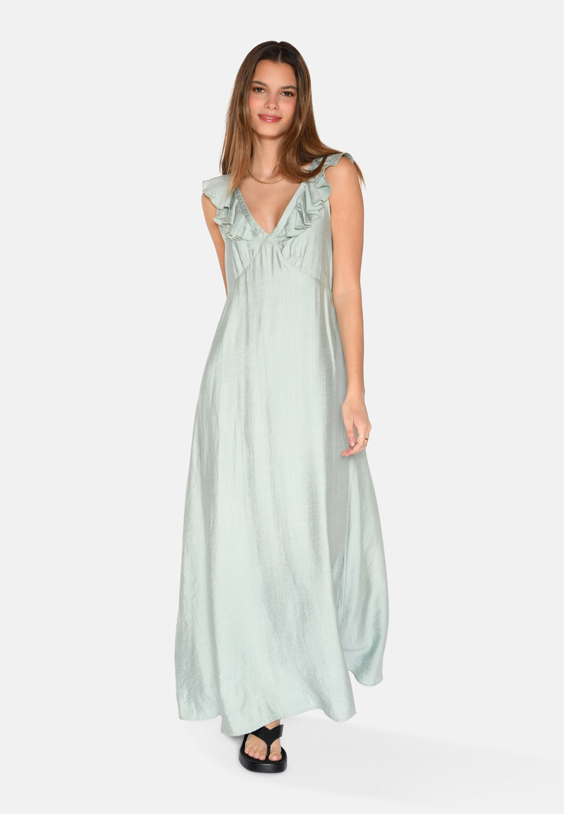 moves Leanna maxi dress 4237 Maxi Dress 6312 Cameo Green