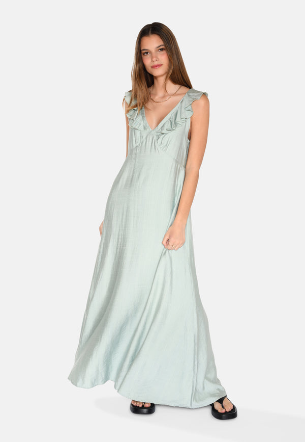 moves Leanna maxi dress 4237 Maxi Dress 6312 Cameo Green