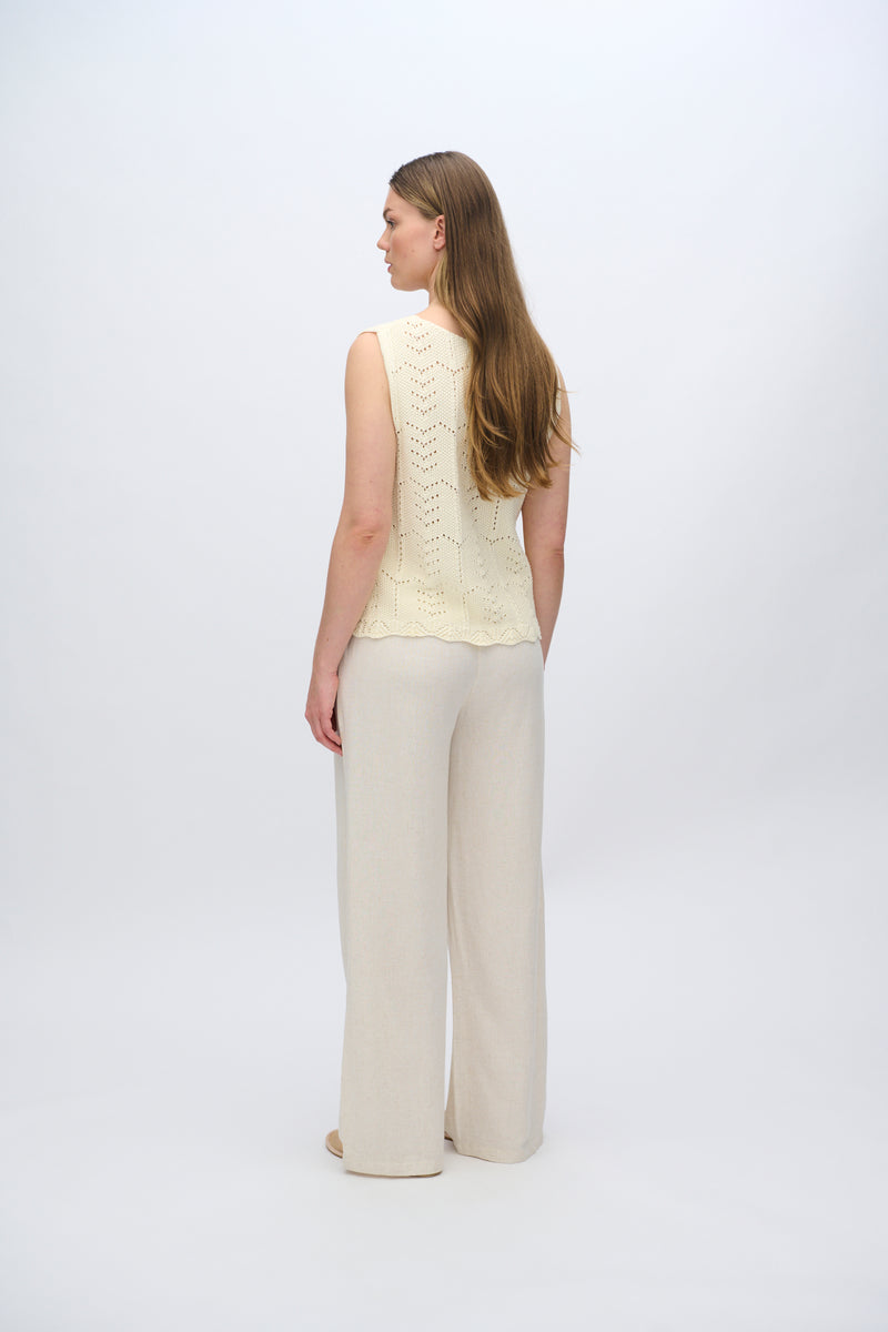 moves Lilah casual linen blend pants 2744 Casual Pants 0108 Castle Wall