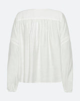 moves Lilyana long sleeved broderie blouse 4237 Long Sleeved Blouse 000 White