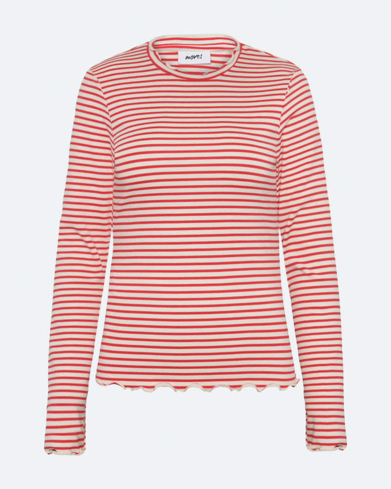 moves Markhild long sleeved blouse 4252 Long Sleeved Blouse 1664 Fiery Red