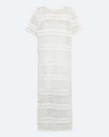 moves Pilano broderie dress 4292 Midi Dress 004 Broken White