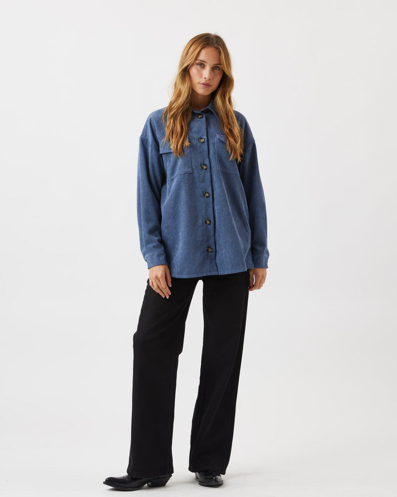 moves Savisa 1188 Shirt Long Sleeved Shirt 8402 Moonlight Blue