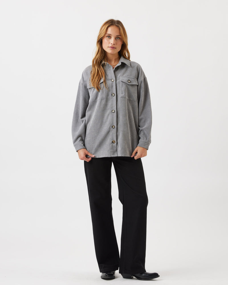 moves Savisa overshirt 1188 Long Sleeved Shirt 960 Grey