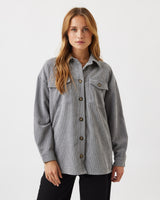 moves Savisa overshirt 1188 Long Sleeved Shirt 960 Grey