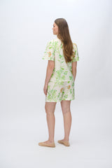 moves Somaro short sleeved blouse 4289 Short Sleeved Blouse 004 Broken White