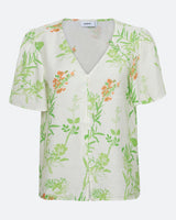 moves Somaro short sleeved blouse 4289 Short Sleeved Blouse 004 Broken White