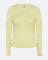 moves Twisti o-neck jumper 2679 Jumper 0616 Pastel Yellow